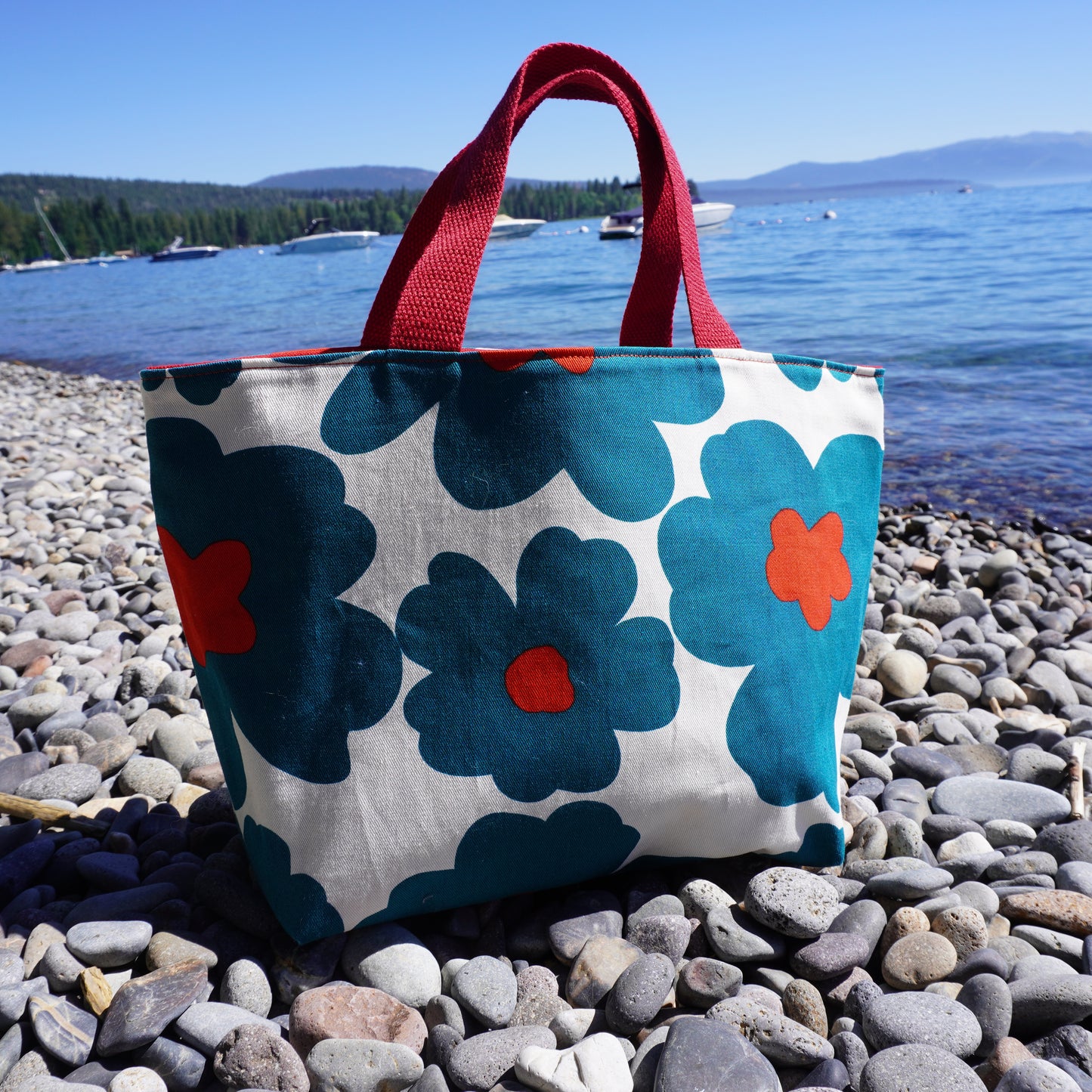 Hand-made Tote Bag - Summertime Blossoms