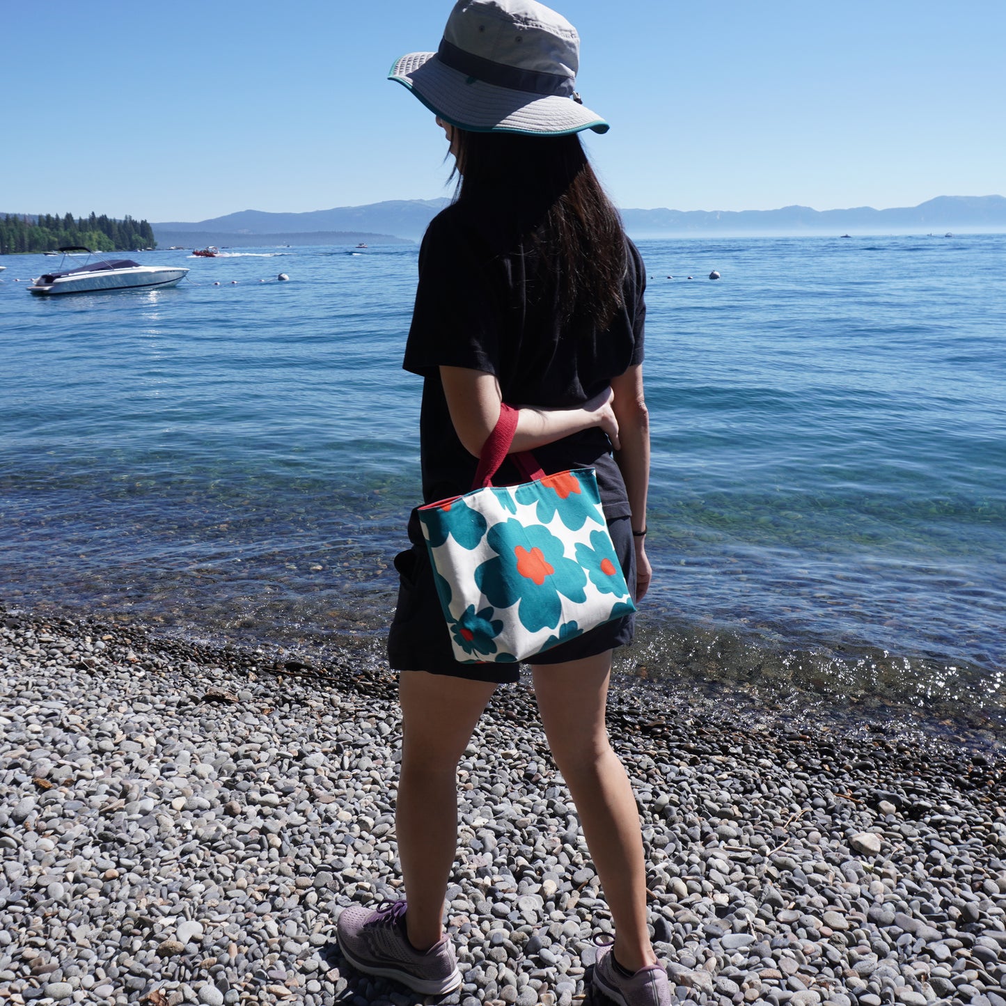 Hand-made Tote Bag - Summertime Blossoms