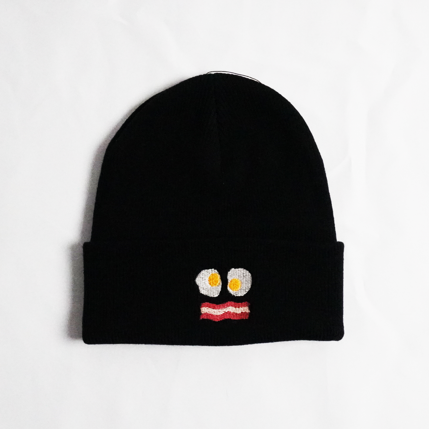 Beanie Bacon & Egg- Black