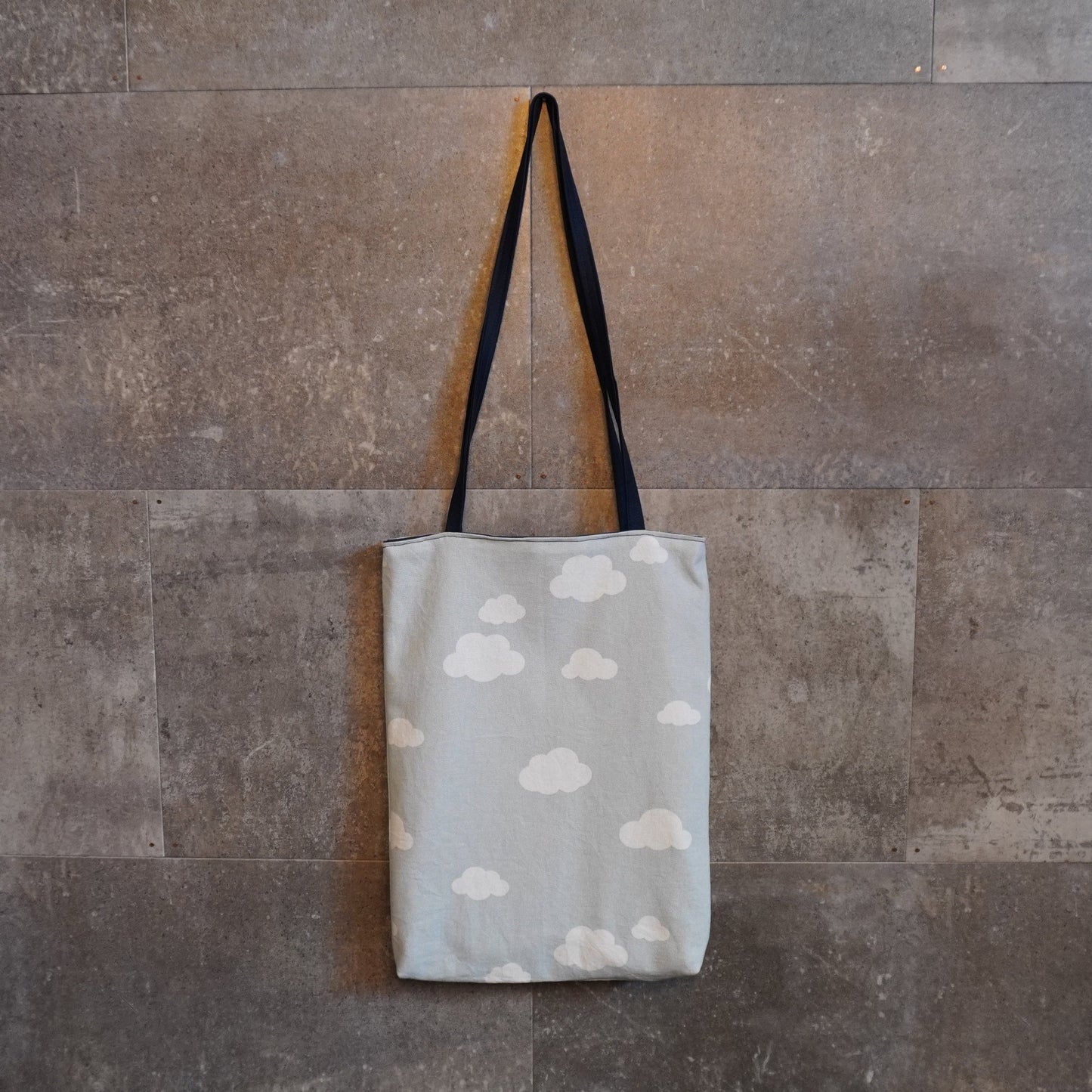 Hand-made Tote Bag - Sky is Blue