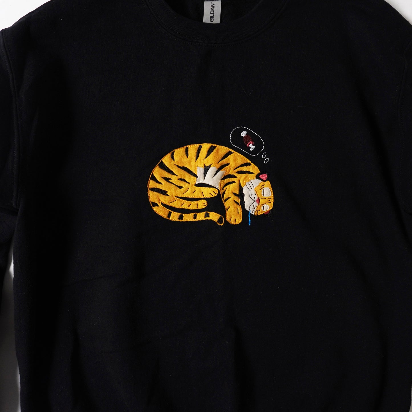 Adult Heavyweight Sweatshirt- Sleepy Tiger