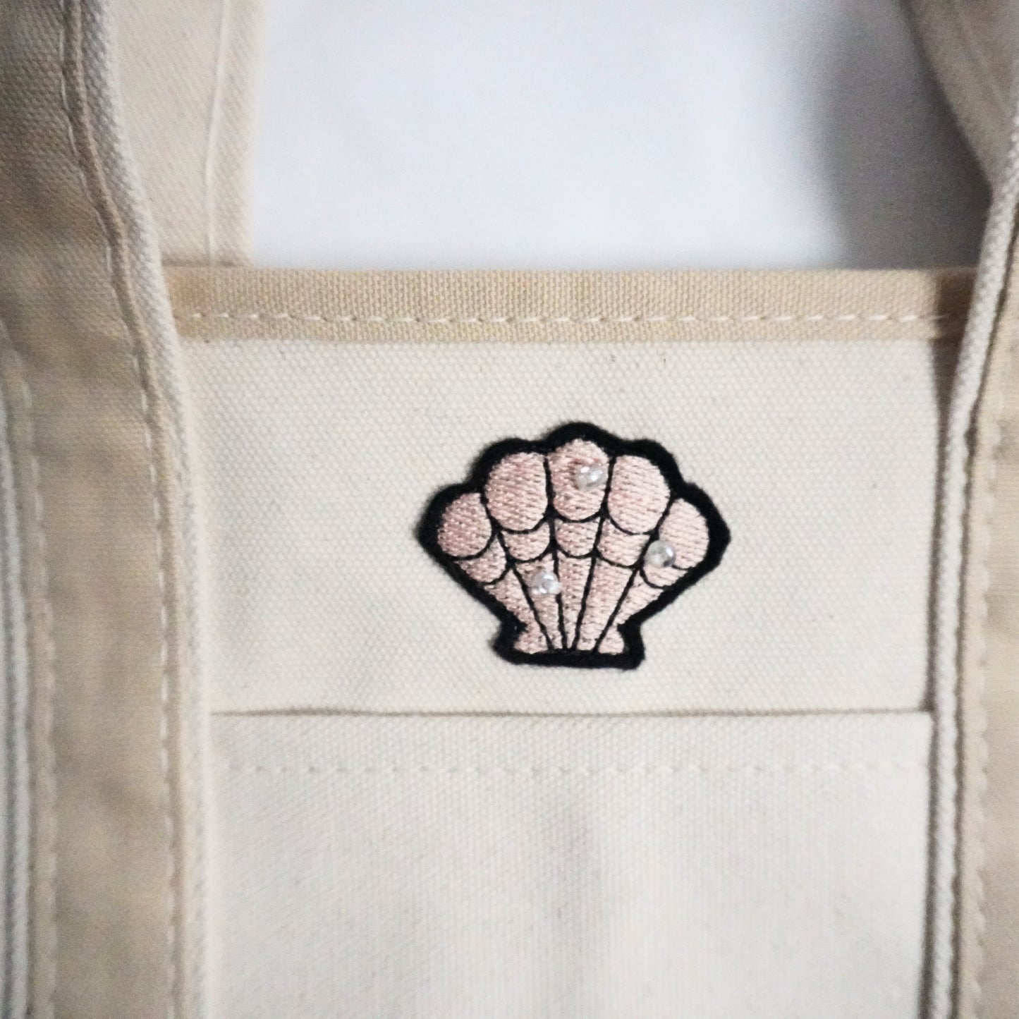 Puffer & Shell Handy Open Top Tote – Cute Beach Tote Bag for Summer, Shopping & Weekend Fun