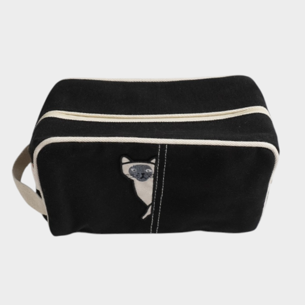 Sneaky Cat Dopp Kit – Cute Travel Toiletry Bag for Makeup, Toiletries & Everyday Adventures
