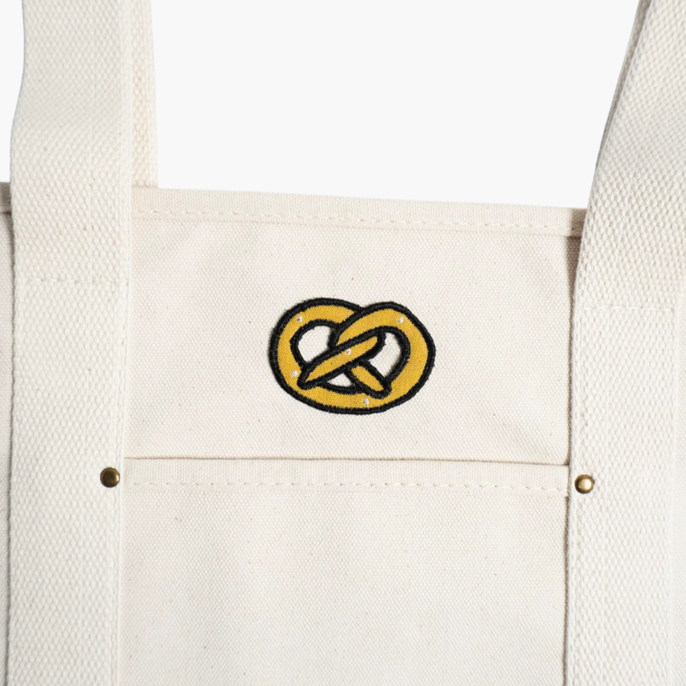 Bread Trio Essential Tote Bag – Cute Canvas Shopping Bag for Grocery, Work, Beach & Daily Use