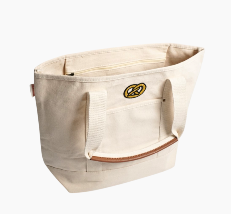 Bread Trio Essential Tote Bag – Cute Canvas Shopping Bag for Grocery, Work, Beach & Daily Use