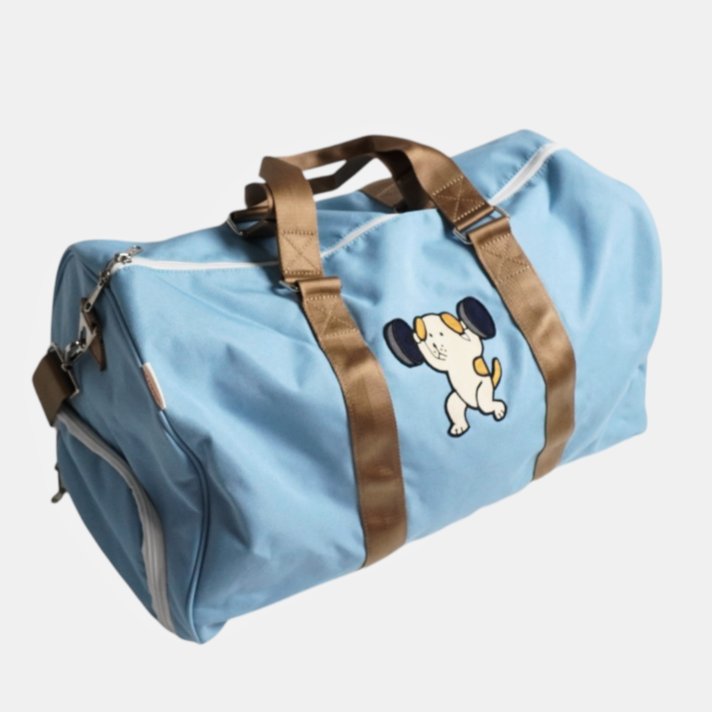 Gym Dog Motion Weekender Bag – Cute Overnight Travel Bag for Gym, Weekend Getaways & More