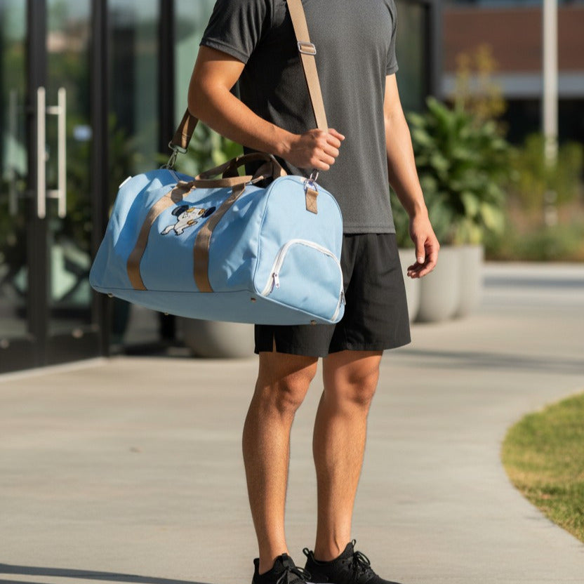 Gym Dog Motion Weekender Bag – Cute Overnight Travel Bag for Gym, Weekend Getaways & More