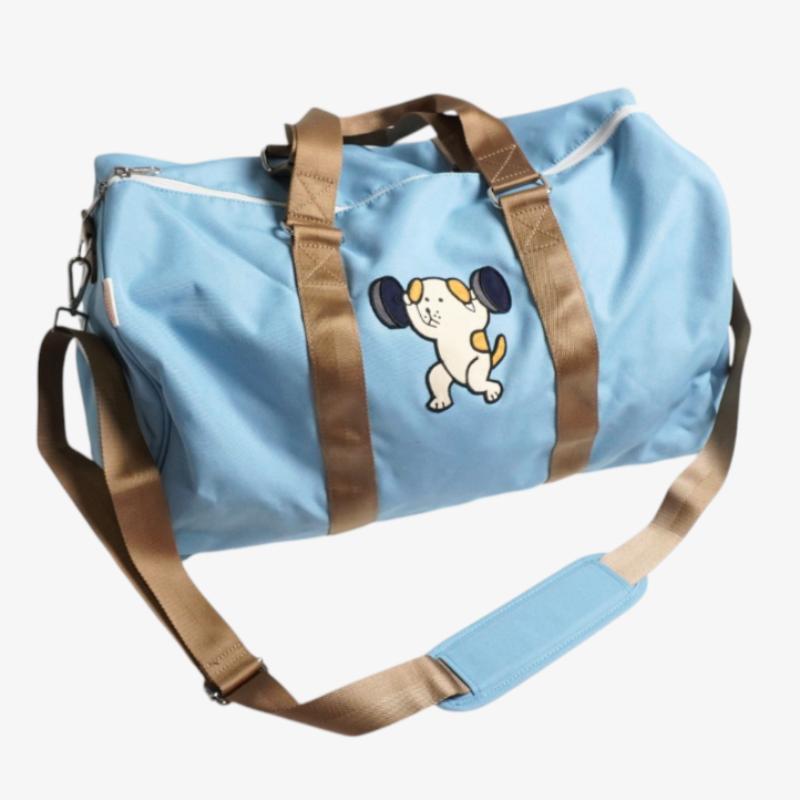 Gym Dog Motion Weekender Bag – Cute Overnight Travel Bag for Gym, Weekend Getaways & More