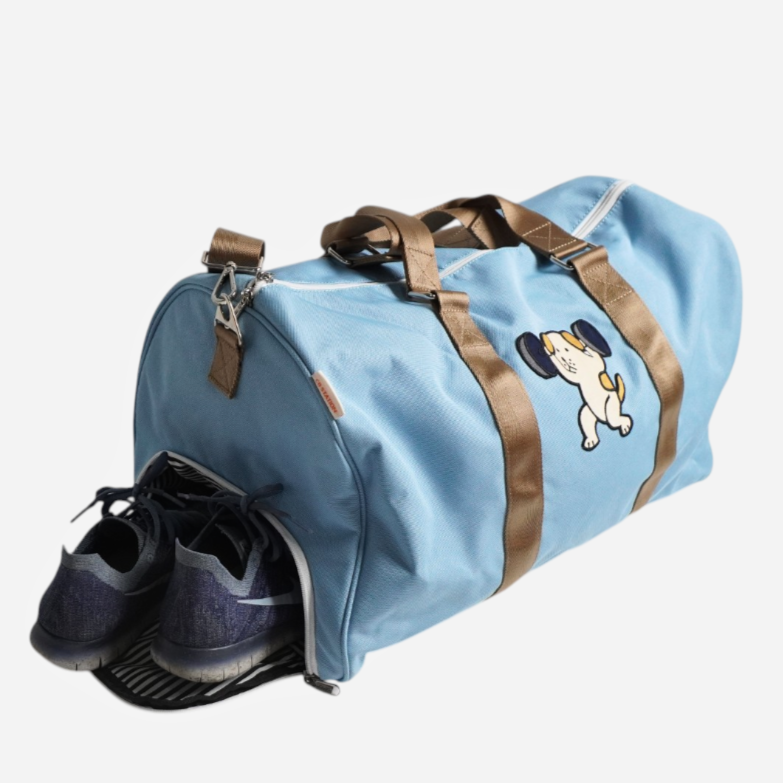 Gym Dog Motion Weekender Bag – Cute Overnight Travel Bag for Gym, Weekend Getaways & More