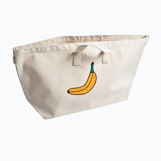 Banana Farmers Tote Wide – Fun Canvas Grocery Tote Bag for Farmers Markets & Daily Shopping