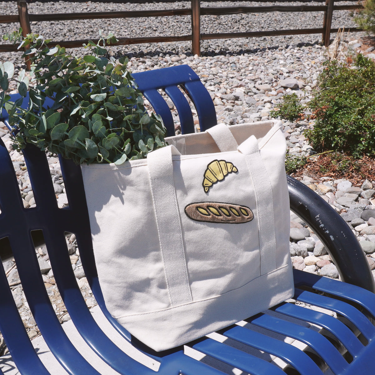 Bread Trio Essential Tote Bag – Cute Canvas Shopping Bag for Grocery, Work, Beach & Daily Use