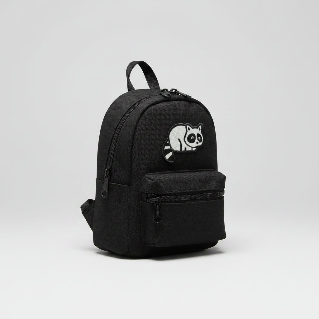 Sneaky Raccoon Motion Crossbody Bag – Cute Hands-Free Everyday Bag for Travel & Daily Adventures