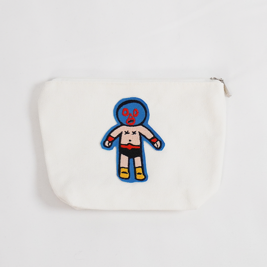 Luchador Makeup Pouch