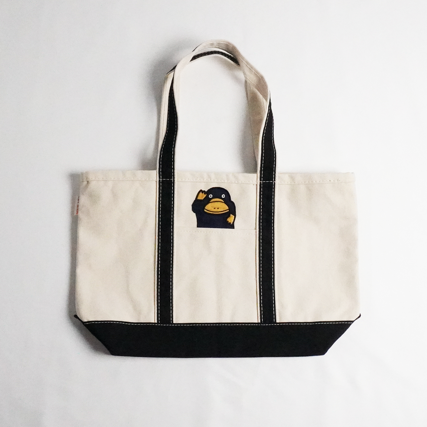 Platypus Medium Classic Tote – Embroidered Canvas Bag