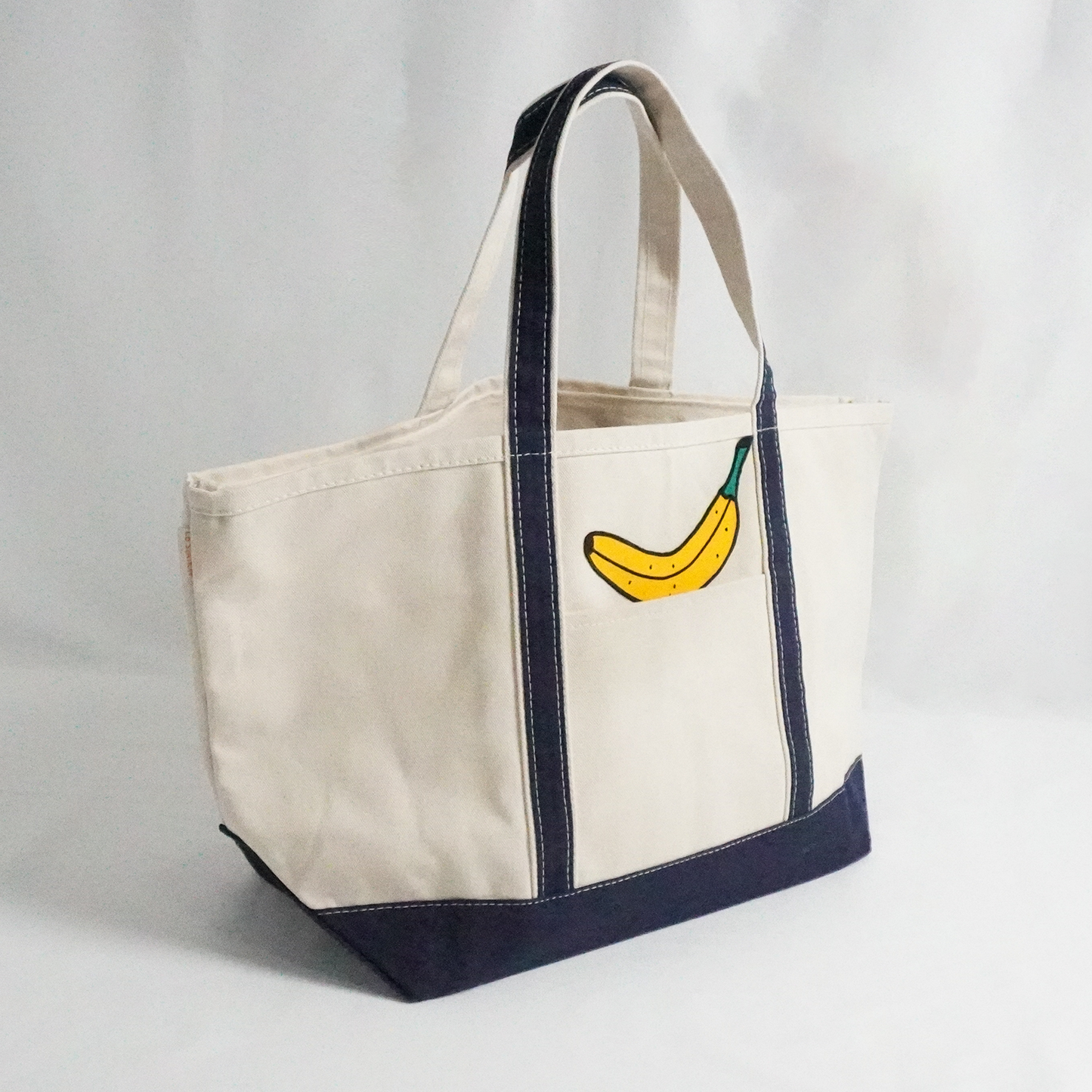 Banana Large Tote – Embroidered Canvas Bag