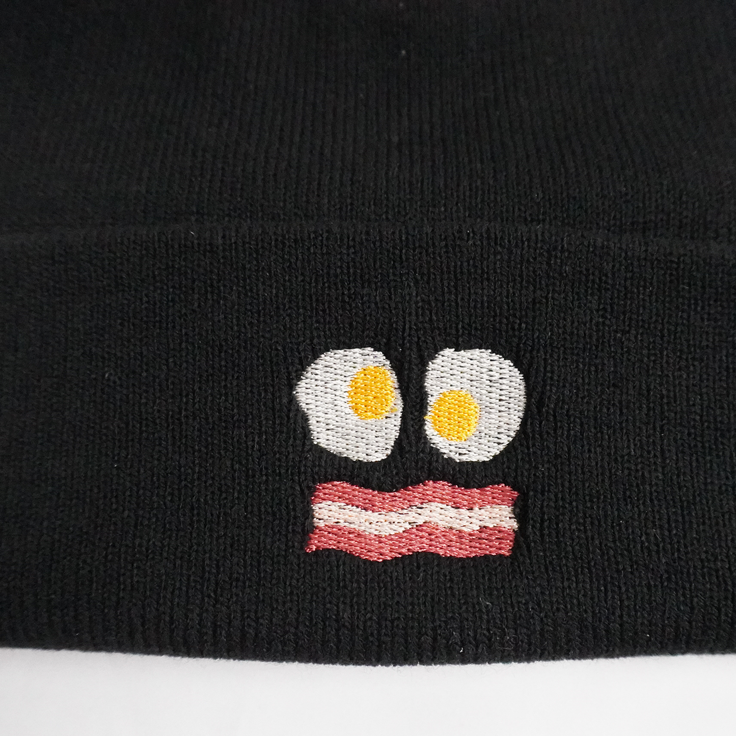 Beanie Bacon & Egg- Black