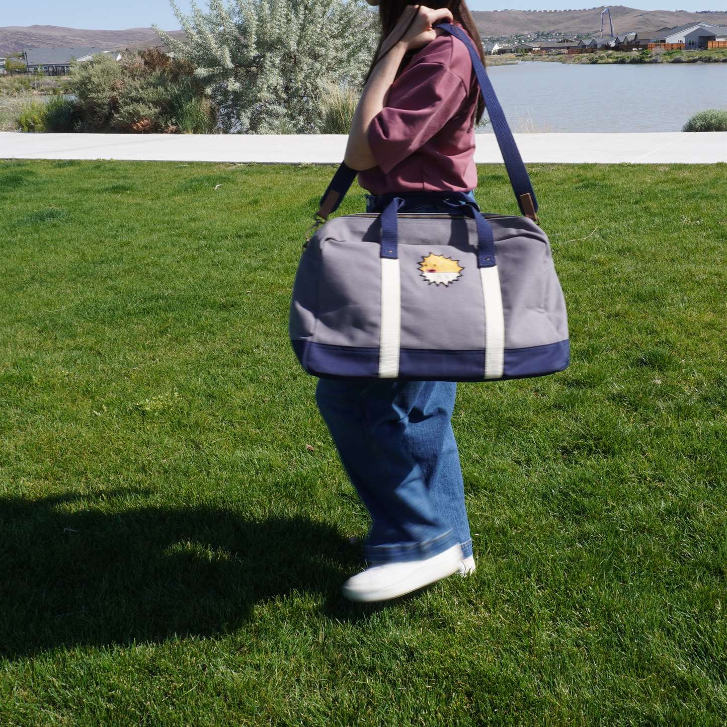 Puffer Expedition Weekender Bag – Cute Travel Duffel for Weekend Trips, Gym & Everyday Getaways