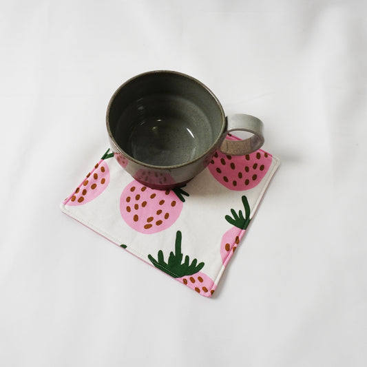 Cup & Holder Set- Strawberry Blushing