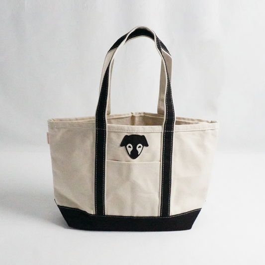 Wonwon Logo Classic Tote – Playful Embroidered Canvas Bag for Essentials