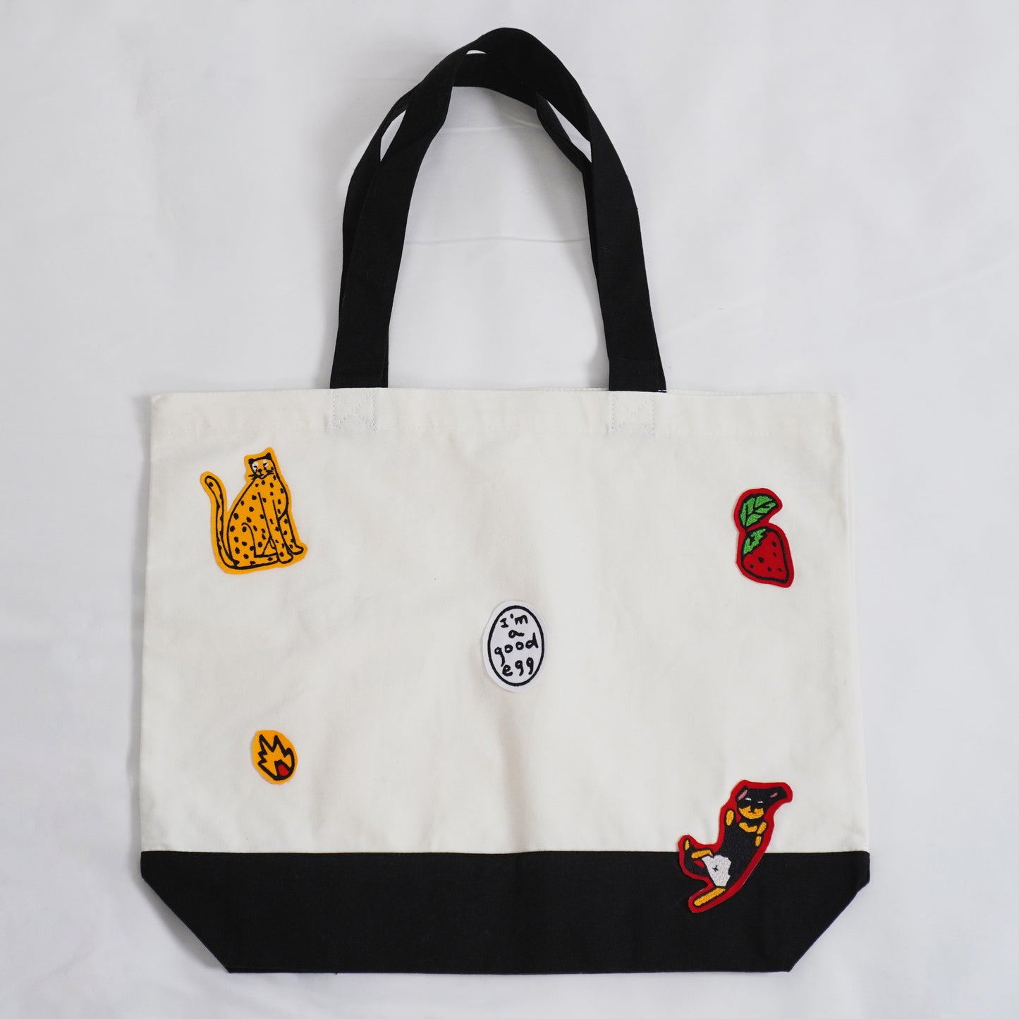 Multiple embroidery Tote bag